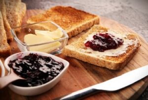 JAM BUTTER TOAST BREAD